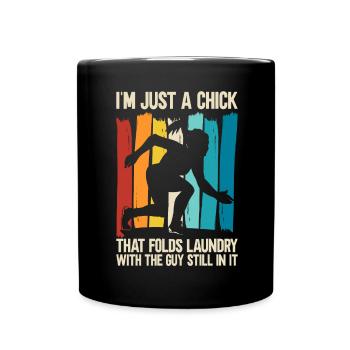 Funny Brazilian Jiu Jitsu Quote BJJ Women - Full Colour Mug - black - Front