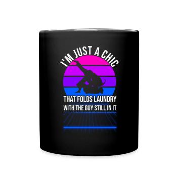 Funny Brazilian Jiu Jitsu Quote BJJ Women - Full Colour Mug - black - Front