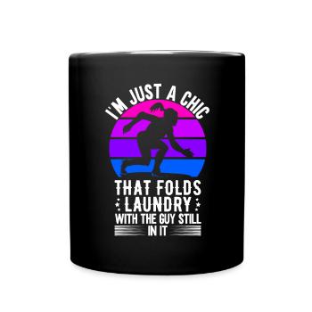 Funny Brazilian Jiu Jitsu Quote BJJ Women - Full Colour Mug - black - Front