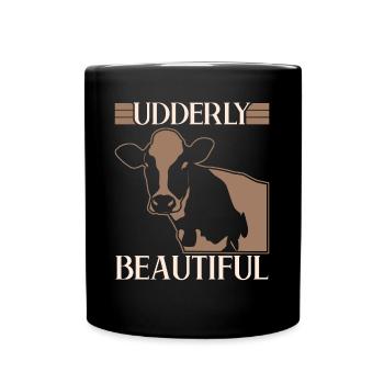 Cow Farmer Calf Farm Cows - Full Colour Mug - black - Front