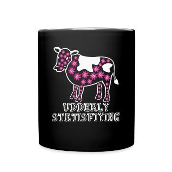 Cow Farmer Farmer Cows - Full Colour Mug - black - Front