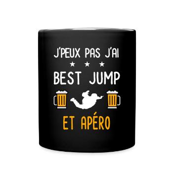 je peux pas best jump - Mug uni - noir - Devant