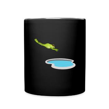 Agalychnis Callidryas Red Eyed Tree Frog - Tasse einfarbig - Schwarz - Vorne