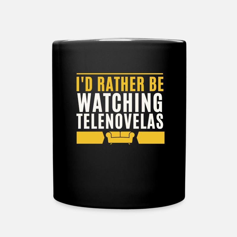 Telenovela Columbianas, Hispanic Shows, And Soap - Tasse einfarbig - Schwarz