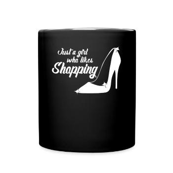 Shopping Chaussures Talons hauts Shopping - Mug uni - noir - Devant