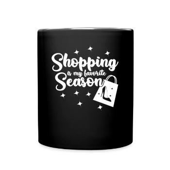 Shopping shoes buy high heels - Full Colour Mug - black - Front