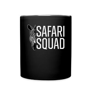 Safari Squad - African Safari Adventures - Tasse einfarbig - Schwarz - Vorne