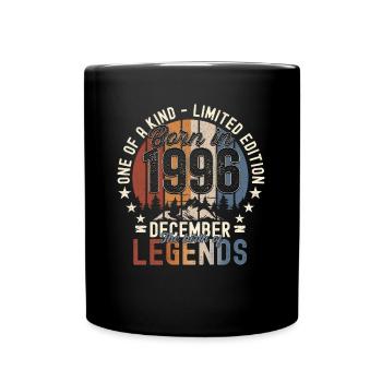 Original December 1996 26th Birthday Gift - Full Colour Mug - black - Front