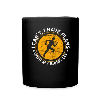Chirurgie de prothèse d’humour amputée Amputation - Mug uni - noir - Devant