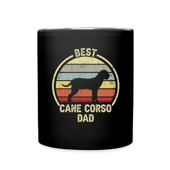 Meilleur père de chien - Cane Corso - Mug uni - noir - Devant
