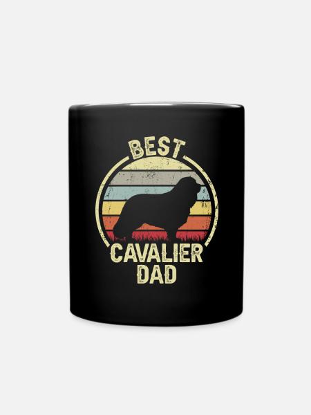 Bester Hund Dad - Kavalier - Tasse einfarbig - Schwarz