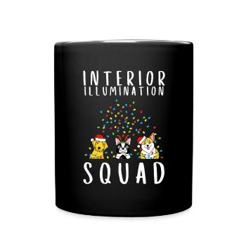 Christmas Light Decorator Exterior Illumination - Full Colour Mug - black - Front