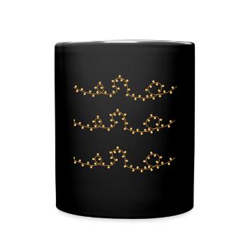 Christmas Light Decorator Exterior Illumination - Full Colour Mug - black - Front