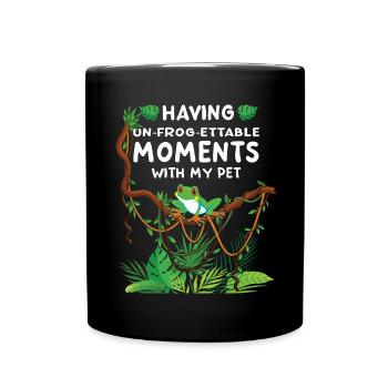 Unforgettable - Red-eyed Tree Frog - Full Colour Mug - black - Front
