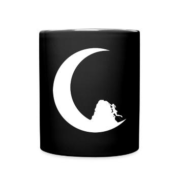 Crescent Moon - Climbing female - - Full Colour Mug - black - Front