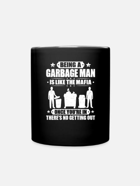 Specialist for recycling and waste management - Full Colour Mug - black