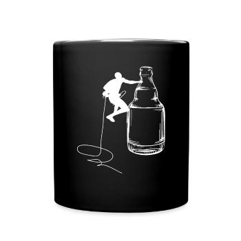 Beer - Climbing - - Full Colour Mug - black - Front