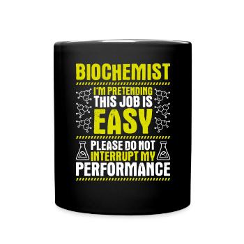 Biochemiker Biochimie Biochimie Biochimiste - Mug uni - noir - Devant