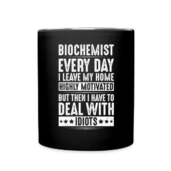 Biochemiker Biochimie Biochimie Biochimiste - Mug uni - noir - Devant