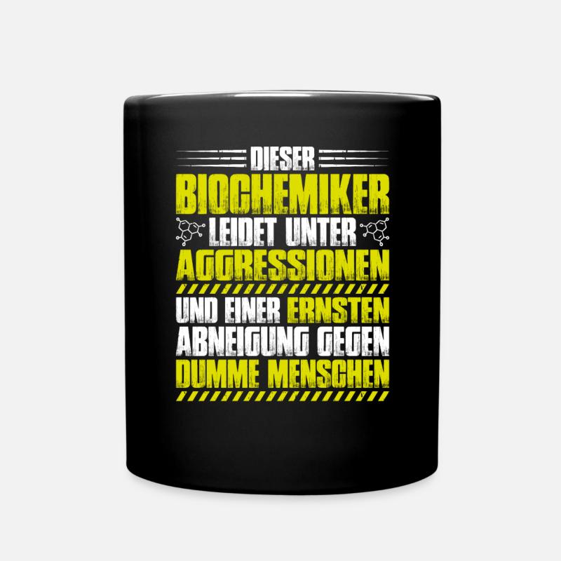 Biochemiker Biochemie Biochemistry Biochemist - Tasse einfarbig - Schwarz
