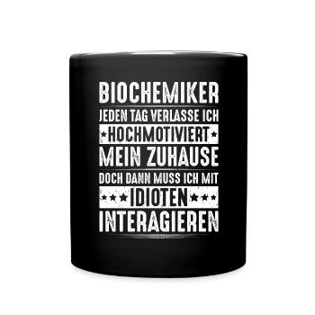 Biochemiker Biochimie Biochimie Biochimiste - Mug uni - noir - Devant