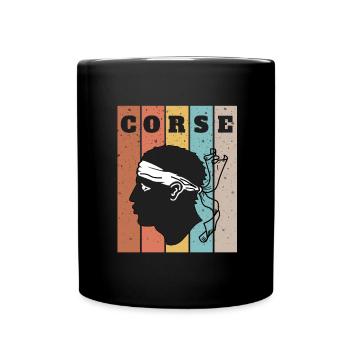 Corse Corsu Corssica 2B Head De Maure Corsica - Full Colour Mug - black - Front