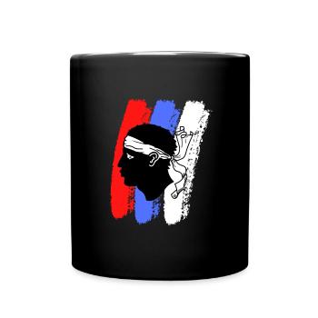 Corse Corsu Corssica 2B Head De Maure Corsica - Full Colour Mug - black - Front