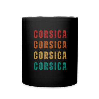 Corse Corsu Corssica 2B Head De Maure Corsica - Full Colour Mug - black - Front