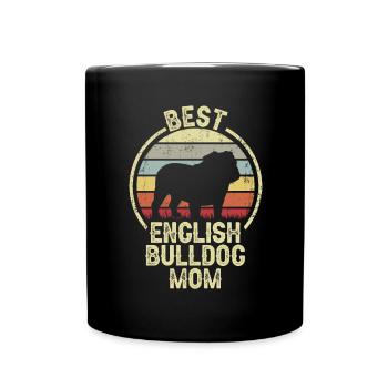 Dog Mother - Bouledogue anglais - Mug uni - noir - Devant