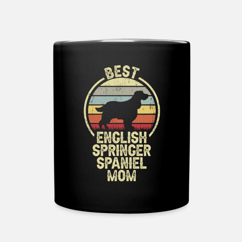 Maman chien - Springer Spaniel - Mug uni - noir