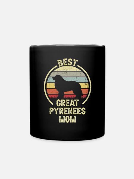 Hundemutter - Tolle Pyrenäen - Tasse einfarbig - Schwarz