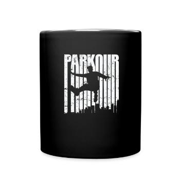 Parkour Sport Training Fitness - Mug uni - noir - Devant