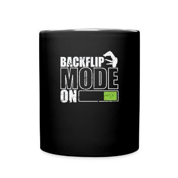 Backflip Mode On Parkour Sport Training - Full Colour Mug - black - Front