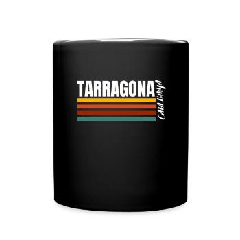 Bandera Independentista Catalana Estelada Negra - Tasse einfarbig - Schwarz - Vorne