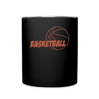 Joueurs de basket-ball - Mug uni - noir - Devant