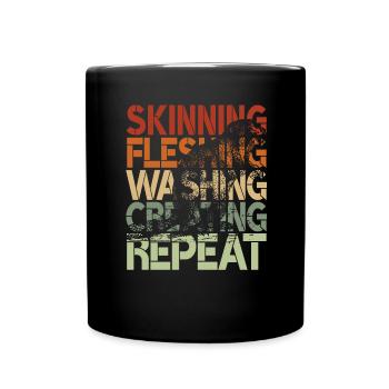 Animal assembly Hunting trophy Stuffing animals - Full Colour Mug - black - Front