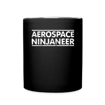 Ninjaneer - Ingénieur aérospatial - Mug uni - noir - Devant