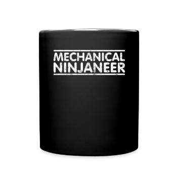 Ninjaneer - Ingénieur mécanique - Mug uni - noir - Devant