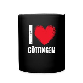 Göttinger Basketball Uni Göttingen Souvenir - Tasse einfarbig - Schwarz - Vorne