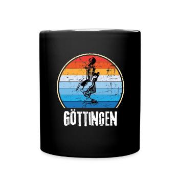 Göttinger Basketball Uni Göttingen Souvenir - Tasse einfarbig - Schwarz - Vorne
