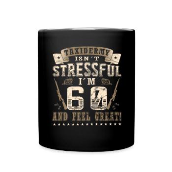 Taxidermie 60th birthday Taxidermist - Full Colour Mug - black - Front