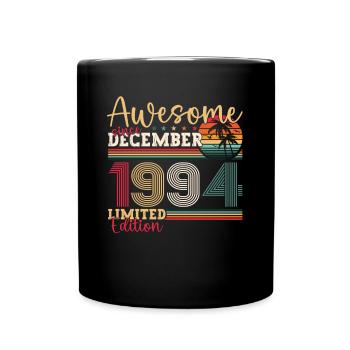 Original December 1994 28th birthday gift - Full Colour Mug - black - Front