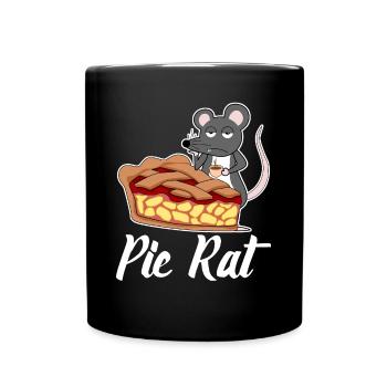 Pie Rat - Full Colour Mug - black - Front