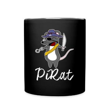 Rat Pirate Pirates Rats - Mug uni - noir - Devant