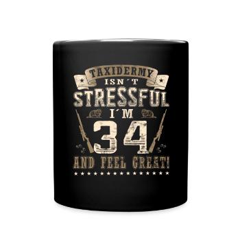 Präparatoren 34. Geburtstag Präparatoren - Tasse einfarbig - Schwarz - Vorne