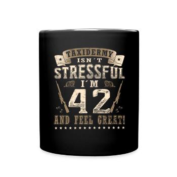 Taxidermists 42nd birthday Taxidermists - Full Colour Mug - black - Front