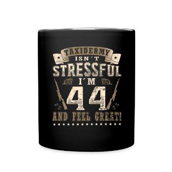 Präparatoren 44. Geburtstag Präparatoren - Tasse einfarbig - Schwarz - Vorne