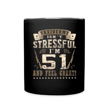 Präparatoren 51. Geburtstag Präparatoren - Tasse einfarbig - Schwarz - Vorne