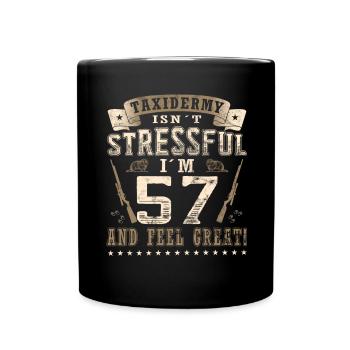 Präparatoren 57. Geburtstag Präparatoren - Tasse einfarbig - Schwarz - Vorne