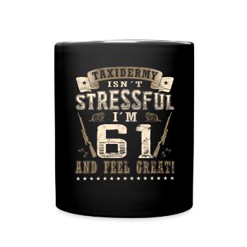 Präparatoren 61. Geburtstag Präparatoren - Tasse einfarbig - Schwarz - Vorne